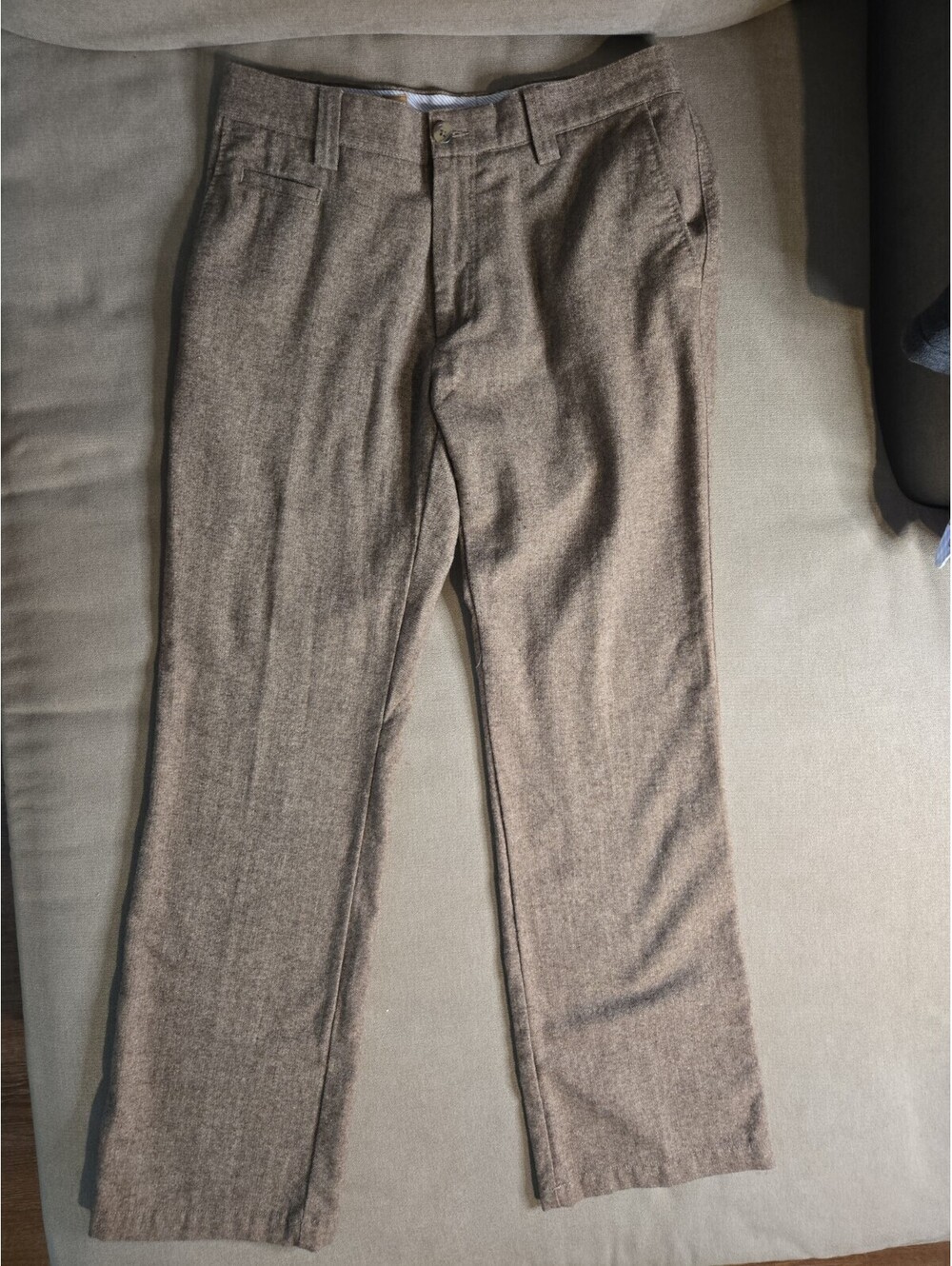Trevero Dress Pants Men’s 32x32  Brown Wool